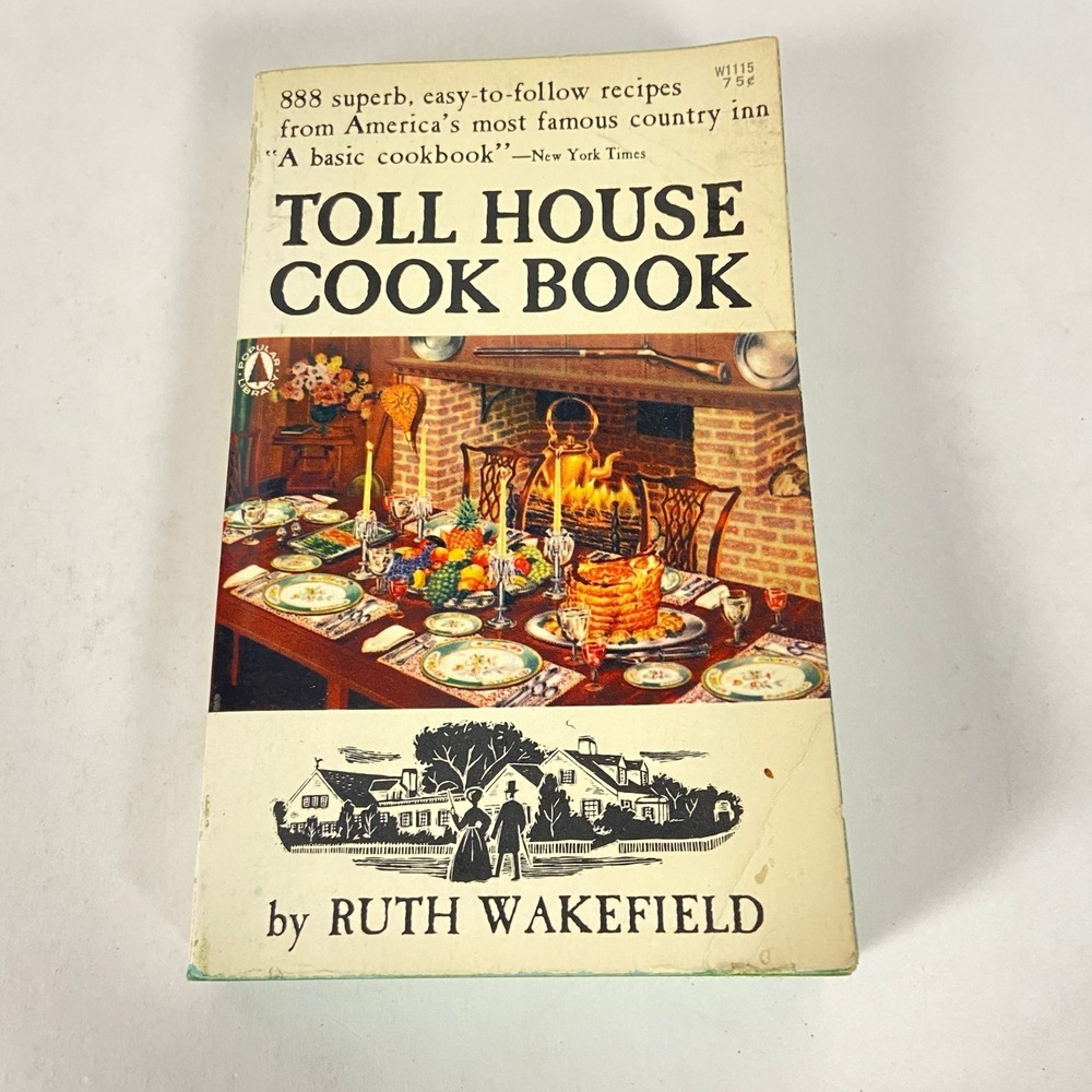 Vintage 1962 Toll House Cook Book Ruth Wakefield Popular Library Paperback W1115